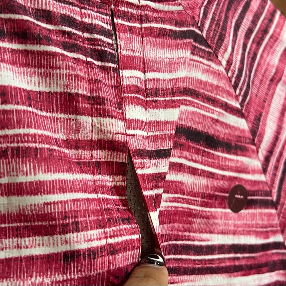 Marmot‎ women's size XL lightweight hooded windbreaker jacket pink thumbholes - Picture 5 of 14